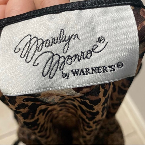 Marilyn Monroe baby doll cheetah print with ryhnestone gems on straps! Rare! - Picture 1 of 4